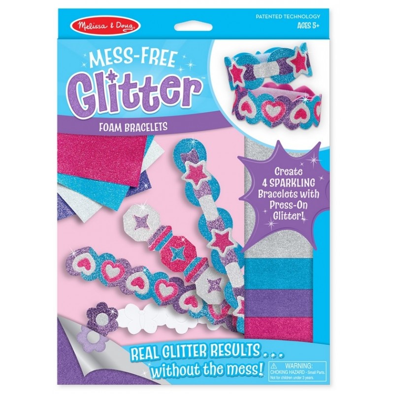 Mess Free Glitter (Foam Bracelets) Melissa and Doug