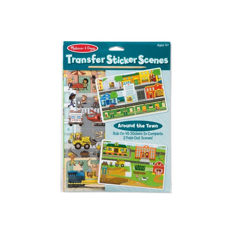 Transfer Sticker Scenes - Around the Town Melissa and Doug