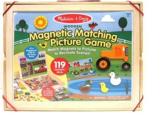 Magnetic Matching Picture Game Melissa and Doug