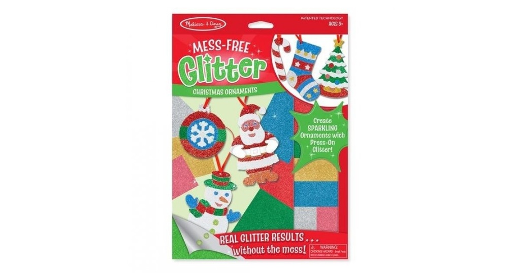 Mess-Free Glitter Christmas Foam stickers Melissa and Doug