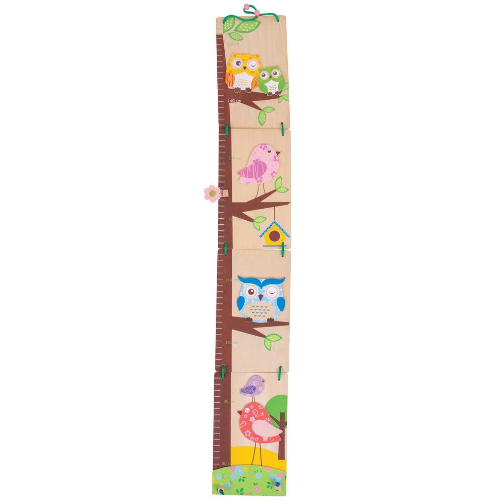 Wooden Height Chart Owls Bigjigs