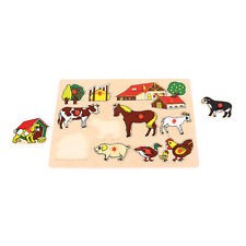 Farm Animal Lift Out Peg Puzzle (Jigsaw)