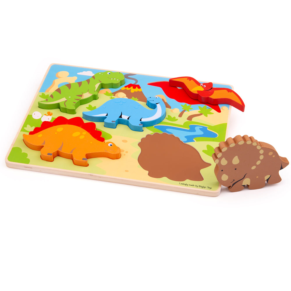 Chunky Lift Out Puzzle Dinosaurs (Jigsaw)