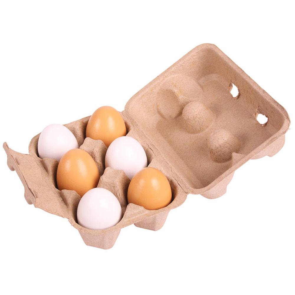 Pack of 6 eggs Bigjigs