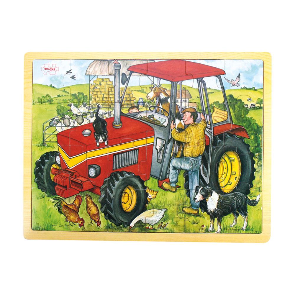 24 Piece Puzzle Tray - Tractor