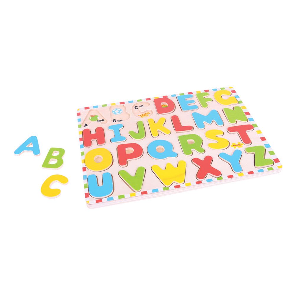 Inset Puzzle ABC Uppercase (Jigsaw)