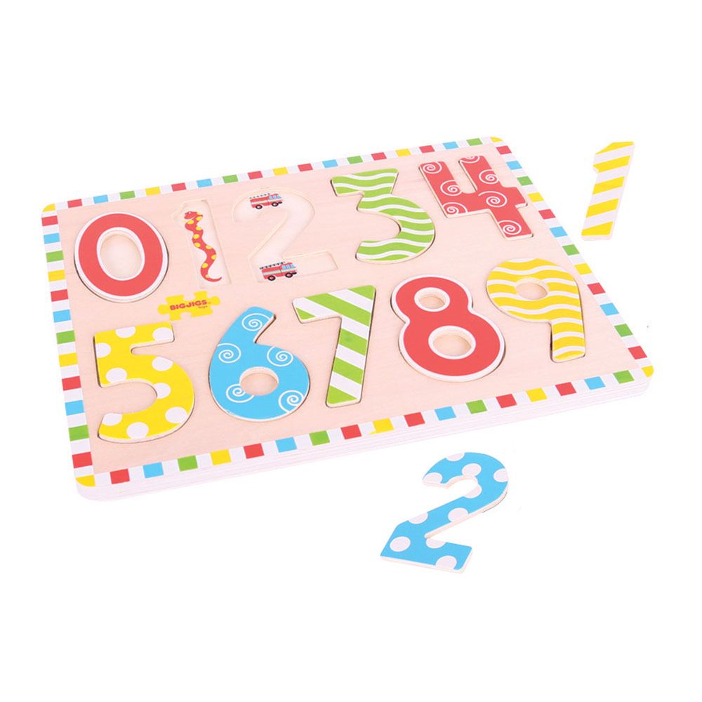 Wooden Insert Puzzle 123 Bigjigs (Jigsaw)