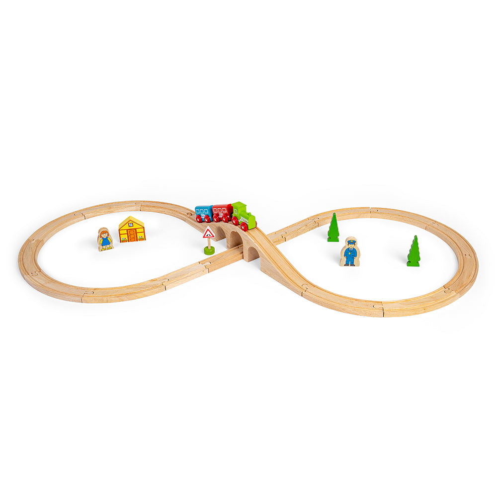 Figure of Eight Train Set Bigjigs