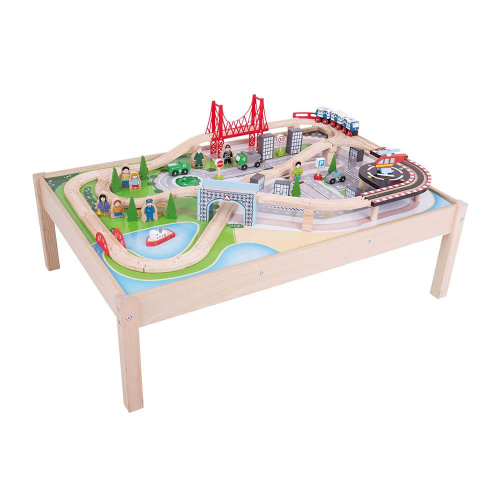 City Train Set And Table