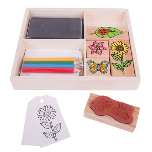 Stamp and Colour Garden Bigjigs