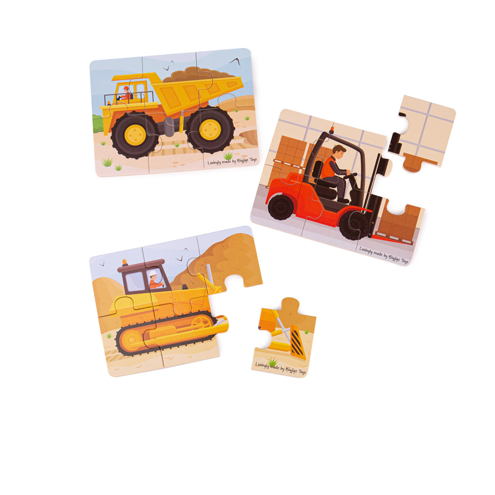 Big Movers - 6 Piece Puzzles Bigjigs (Jigsaw)