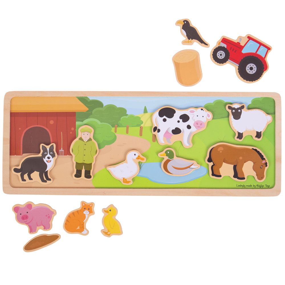 Magnetic Board - Farm Bigjigs