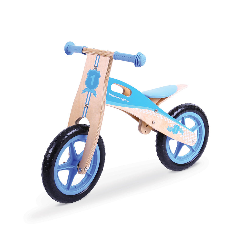 My First Balance Bike (Blue) Bigjigs