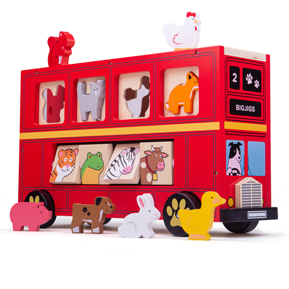 *Red Bus Sorter Bigjigs