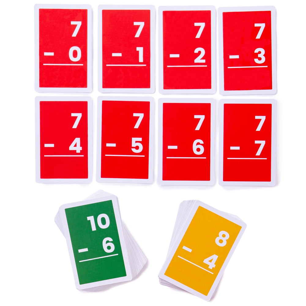 Flashcards Subtraction 1-10