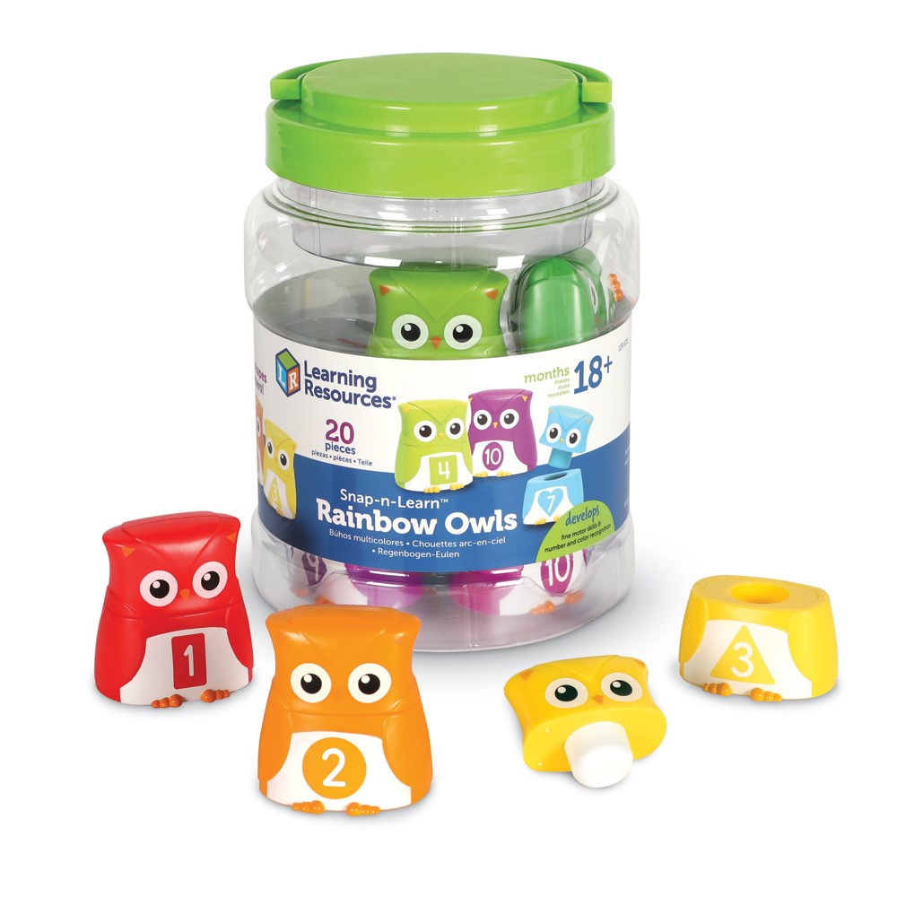 Snap n Learn Rainbow Owles Learning Resources