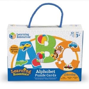 Alphabet Puzzle Cards Learning Resources (Jigsaw)