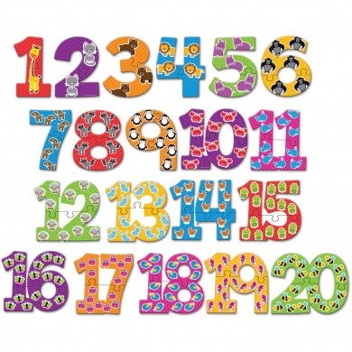 Number Puzzle Cards Learning Resources (Jigsaw)