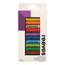 Reeves Oil Pastel 12 Pack Large