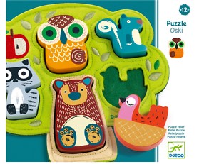 Puzzle Oski Relief Djeco (Jigsaw)