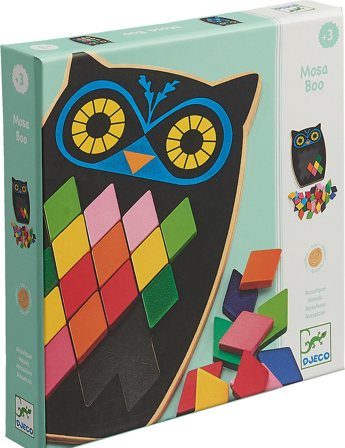 Djeco Moza Boo, Mosaic Owl Set