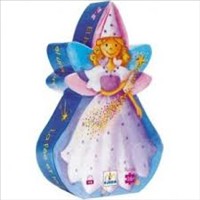 Fairy and the Unicorn (Silhouette 36pcs Puzzle) Djeco (Jigsaw)