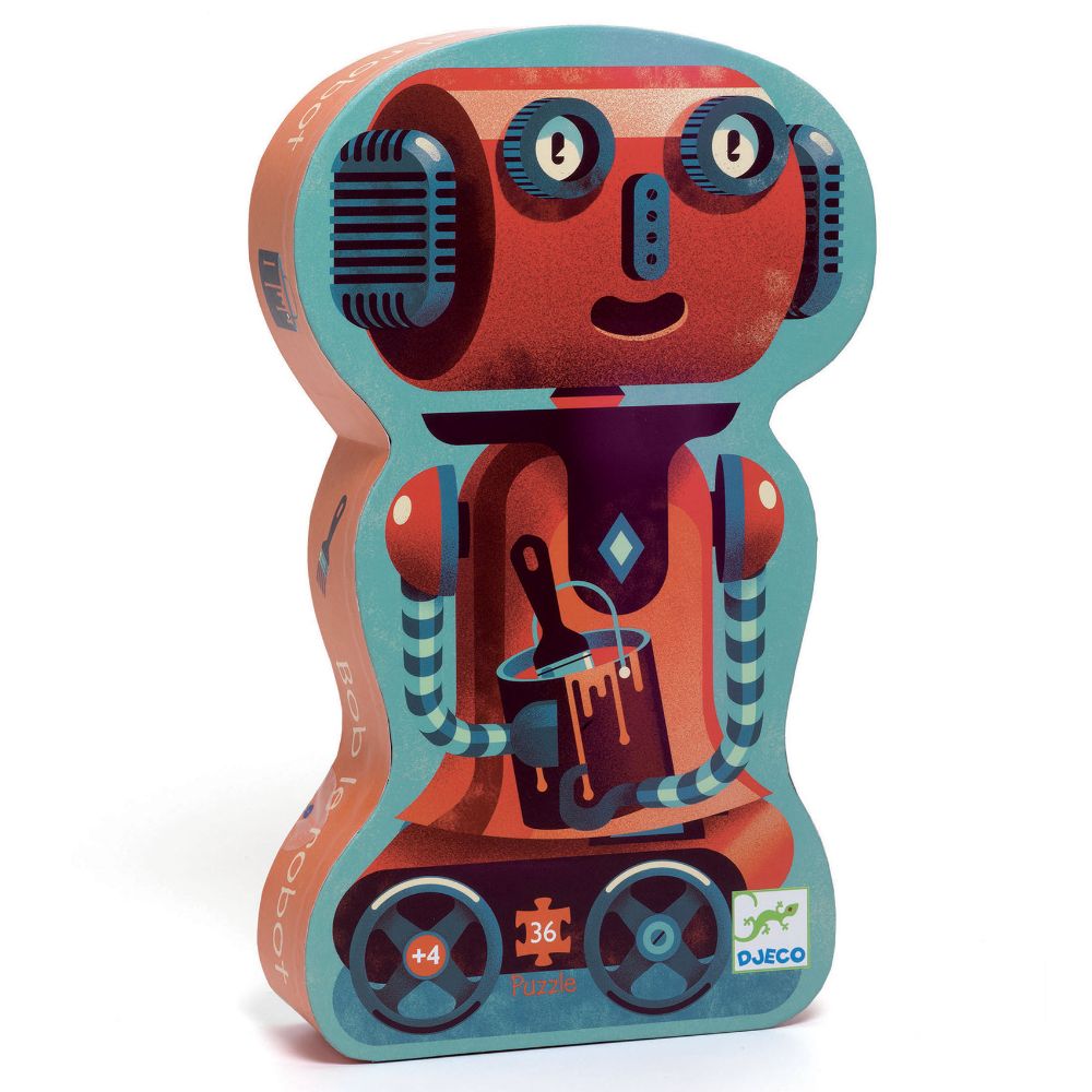 Silhouette Puzzle - Bob the Robot 36pcs