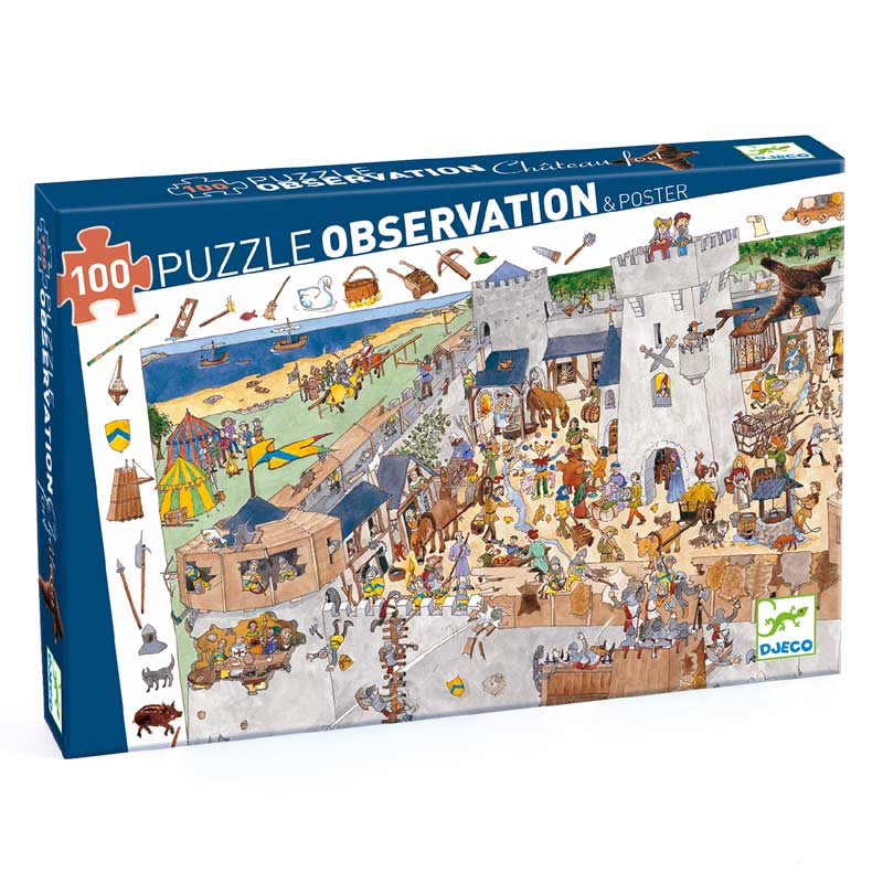 Fortified Castle 100pcs Observation Puzzle