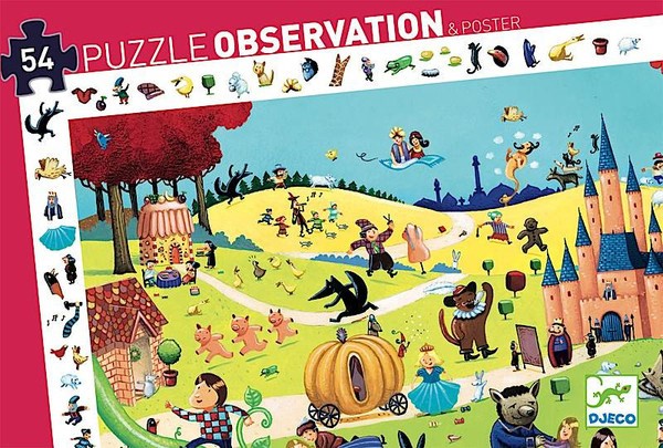 Observation Tales Puzzle 54pcs Djeco (Jigsaw)