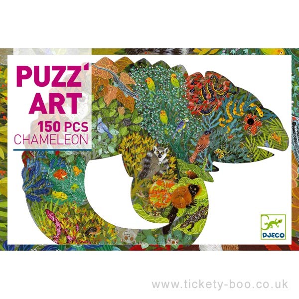 Puzzle Art Chameleon 150 Piece (Jigsaw)