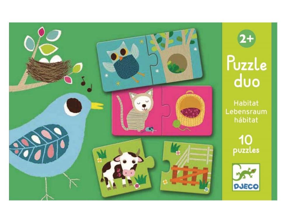 Puzzle Duo Habitat Djeco (Jigsaw)