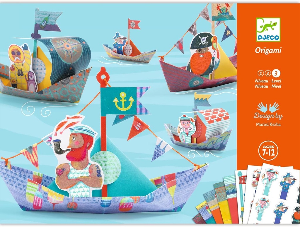 DJECO Floating Boats Origami Paper Craft Kit