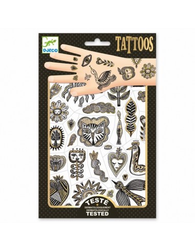 Tattoos Golden Chick Djeco