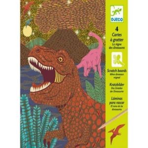 Cartes A Gratter - When Dinosaurs Reigned