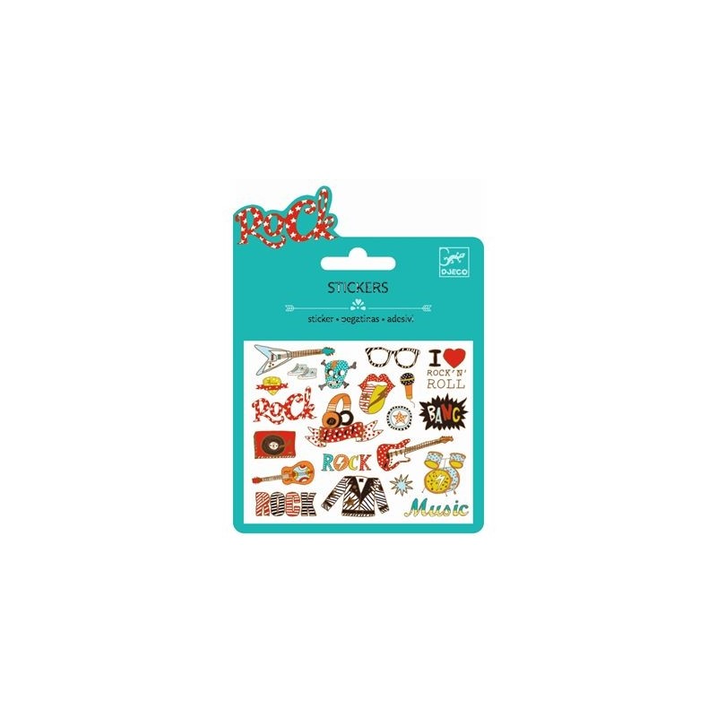 *MINI STICKERS POP ET ROCK