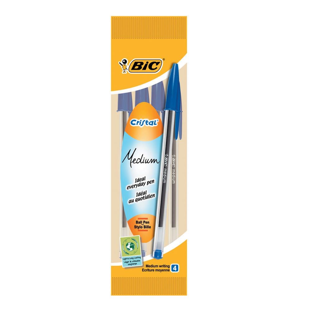 Bic Biro Blue 4Pcs