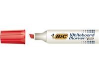 Whiteboard Marker Red Chisel Metal Velleda