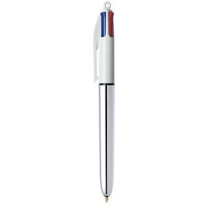 Bic 4 Colour Pen Silver