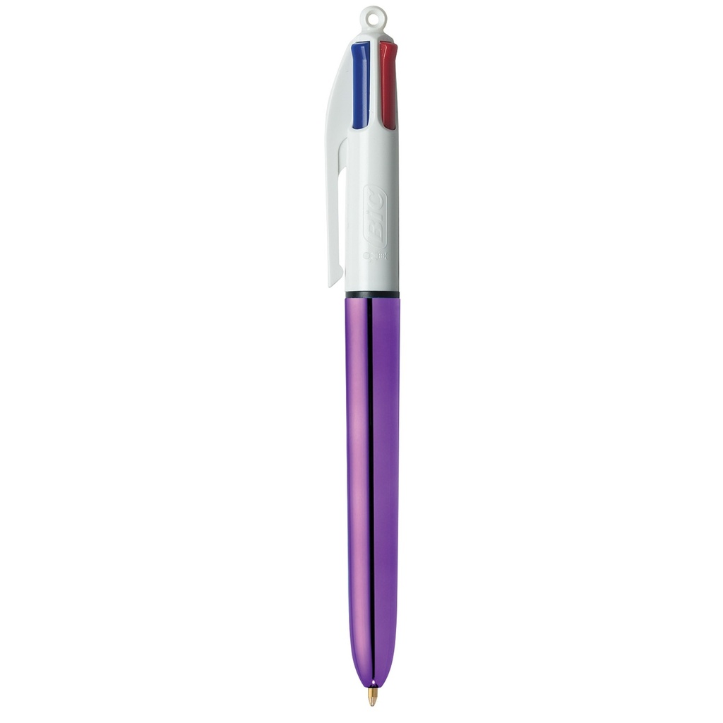 Bic 4 Colour Pen Shine Purple