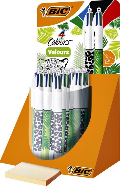 Bic 4 Colour Pen Velvet Green