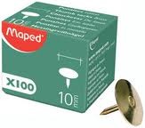 THUMB TACKS BRASS 10MM MAPED