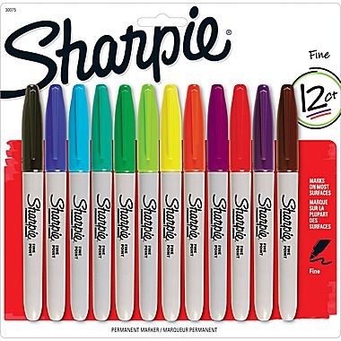 Sharpie Fine Assorted (12 Pack)