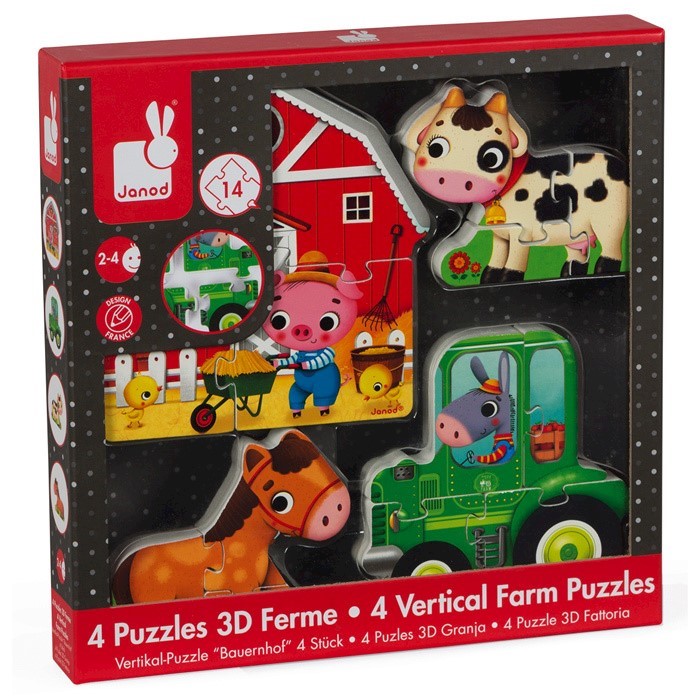 Vertical Farm Puzzles set of 4 (Jigsaw)