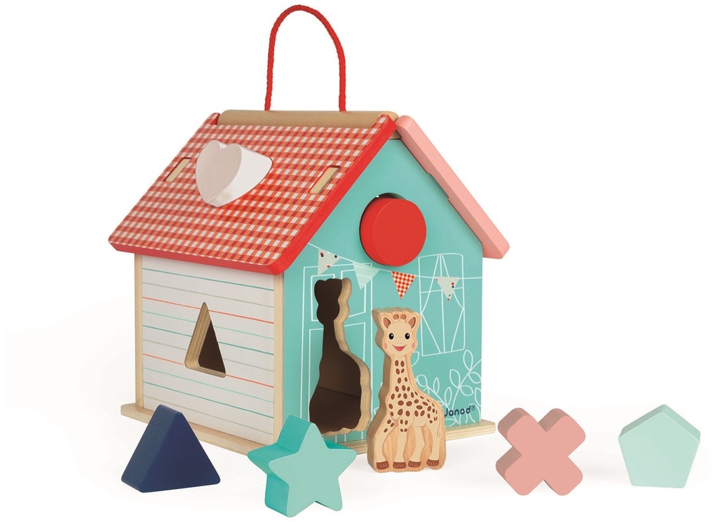 Sophie La Girafe Shape Sorting Hse