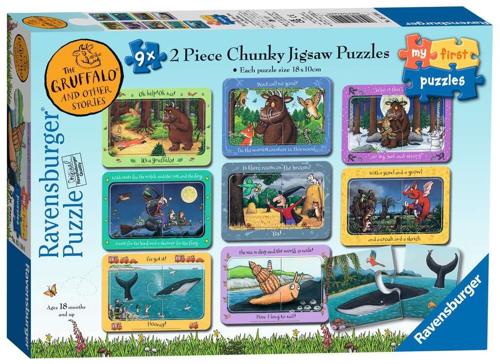 Puzzle Gruffalo And Friends 9X 2pcs Chunky Puzzle