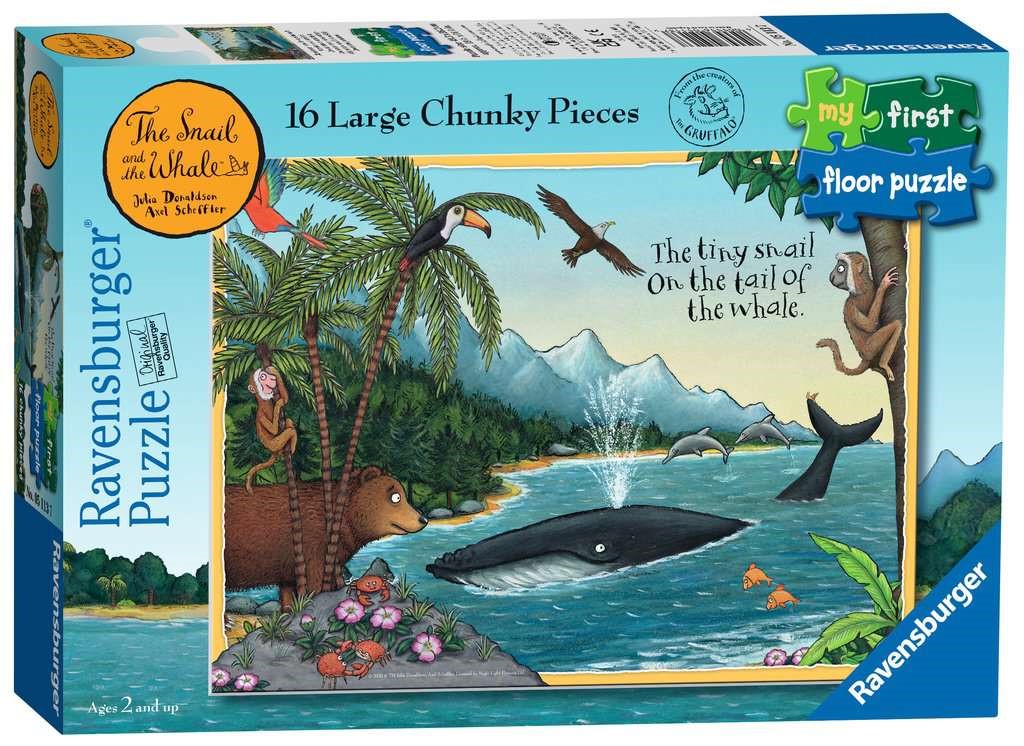 Puzzle The Snail AND The Whale 16pcs Floor Puzzle