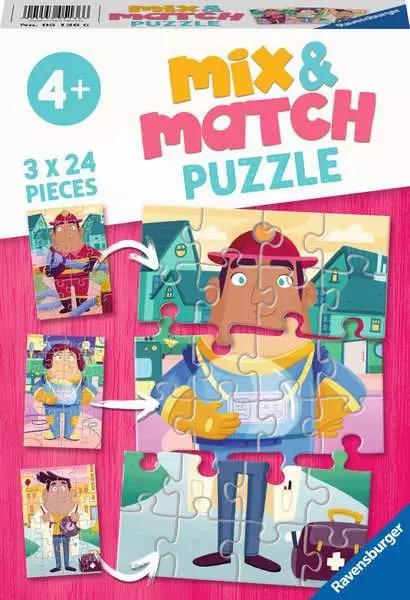 Puzzle - Professions Mix & Match