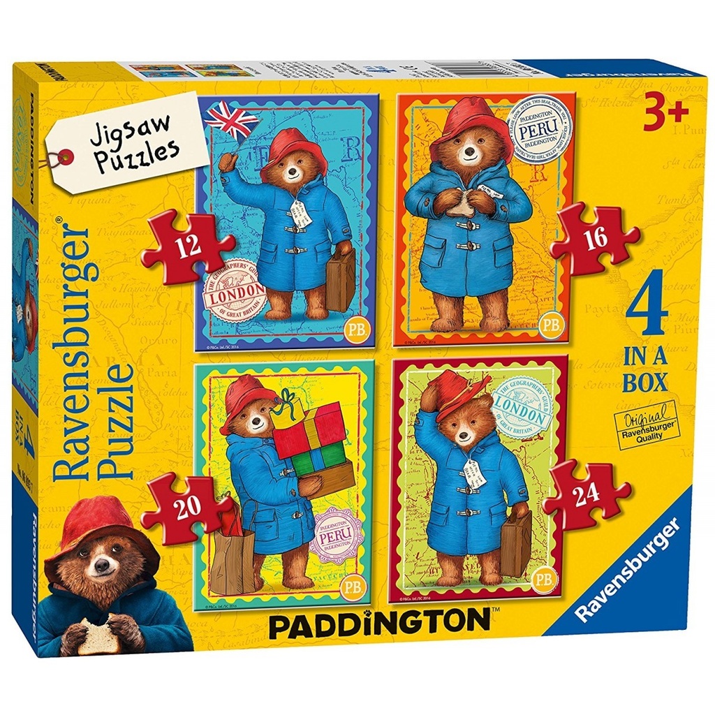 Puzzle 4 in a box Paddington (Jigsaw)