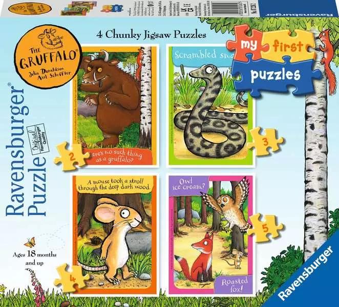 Puzzle 4in1 the Gruffalo (Jigsaw)