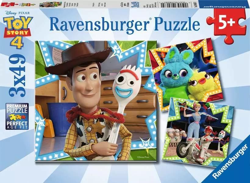 Puzzle Toy Story 4, 3x49pcs